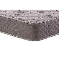 Cama Box Queen: Colchão Ortopédico Herval D28/AG65 Black + Base CRC Suede Clean(158x198) - 5