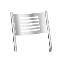 Conjunto: Mesa de Cozinha Elba c/ Tampo de Vidro 120cm + 4 Cadeiras Portugal Cromada/Branco - Kappesberg - 5