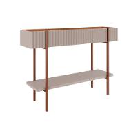 Aparador De Sala Jantar Aparador Cimol Lira 1 Prateleira Off White/nature - Cimol - 1