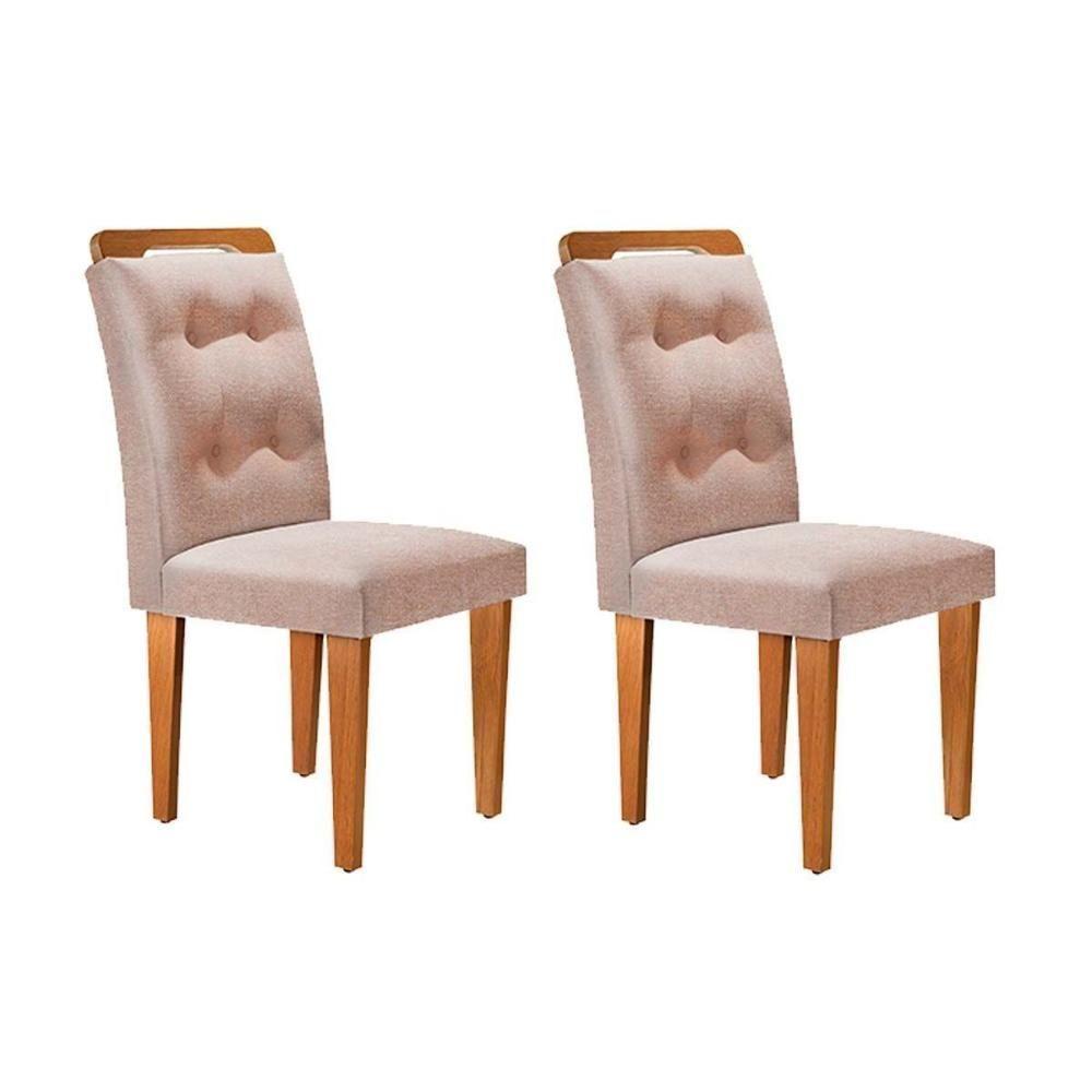 Sala de Jantar Completa 120Cm + 4 Cadeiras Imbuia Veludo Creme - 7