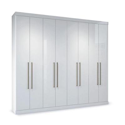 Guarda-Roupas 8 Portas Havana Master Vip 8.4 Santos Andirá Branco