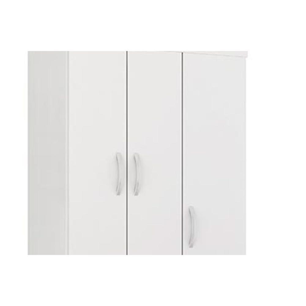 Guarda Roupa 3 Portas  e 2 Gavetas Wind Amêndola/Off White - Demóbile - 5