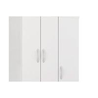 Guarda Roupa 3 Portas  e 2 Gavetas Wind Amêndola/Off White - Demóbile - 5