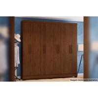 Guarda Roupa 8 Portas  e 4 Gavetas B51 Castanho - Henn - 2