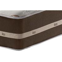 Cama Box Queen: Colchão Molas Anjos Superlastic Classic + Base CRC Suede Brown(158x198) - 3