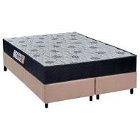 Cama Box Queen: Colchão Ortopédico Orthoflex Foggia Sogni Unic Face + Base CRC Suede Clean(158x198) - 1
