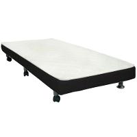 Cama Box Base c/Auxiliar Casal Revolution Courano Nero Black (138x188) - Ortobom - 2