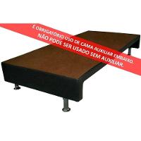 Cama Box Base c/Auxiliar Casal Revolution Courano Nero Black (138x188) - Ortobom - 6
