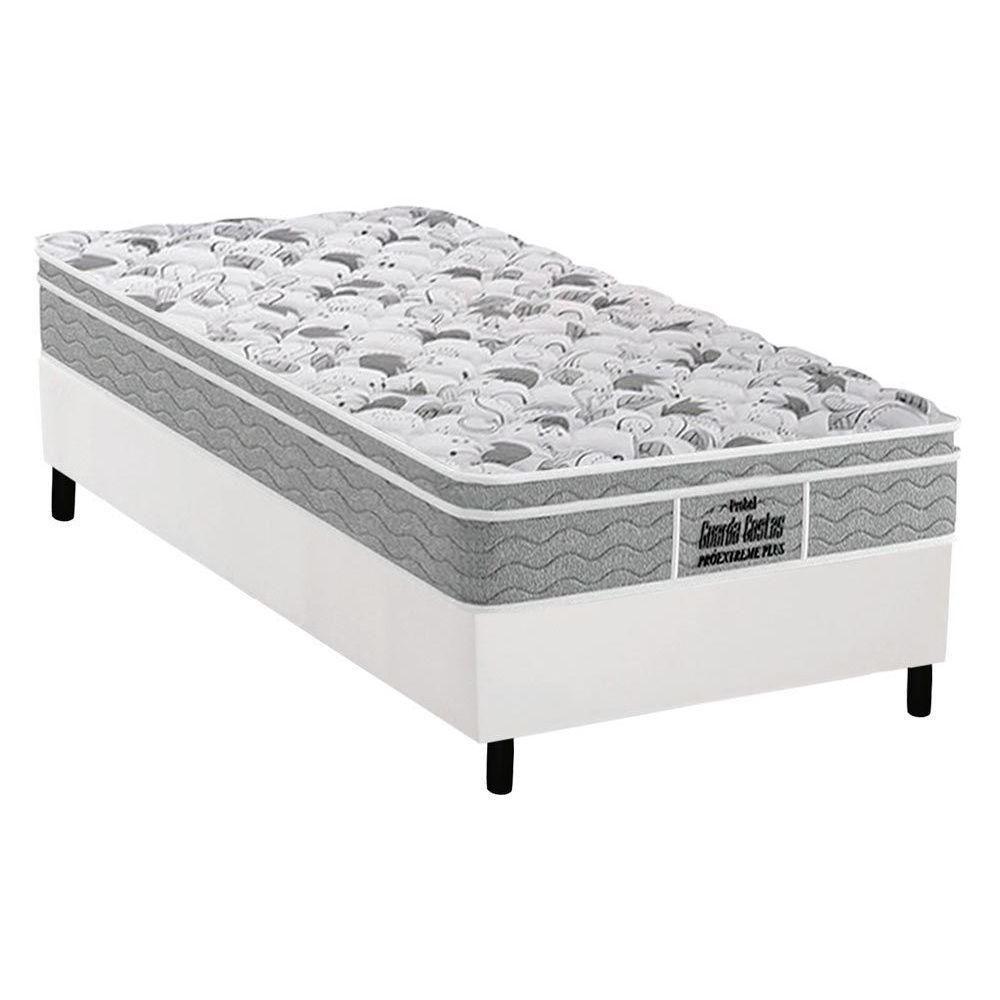 Cama Box Colchão Espuma Probel D/ep Anatômico Guarda Costas Próextreme PlusBase Courano White - 1