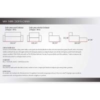 Sofá Cama p/Sala MH1496 Idea Suede Marrom Claro - Herval - 9
