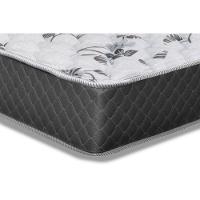 Cama Box Solteiro: Colchão Anatômico Herval D28/EP Ortopedic Black+ Base CRC Suede Black(88x188) - 3