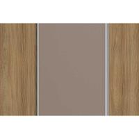 Guarda Roupa Casal 3 Portas de Correr e 2 Gavetas M570 Nogueira - Kappesberg