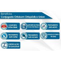 Cama Box Conjugado Casal: Colchão Ortopédico Union (138x188) Ortobom - 3
