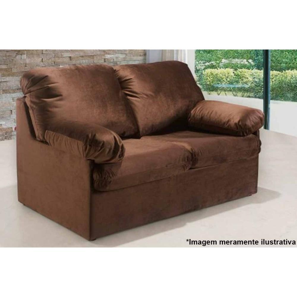 Sofá Cama p/Sala MH1456 Courano Marrom - Herval - 2