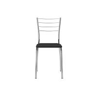 Cadeira Sala de Jantar 1700 Kit 2 Un Preto/Courano Preto - Carraro - 5