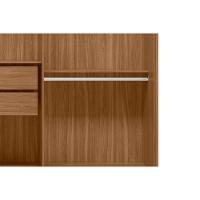 Guarda Roupa Casal 6 Portas 4 Gavetas 3 Prateleiras Venice Branco - Demóbile - 7