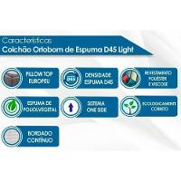 Cama Box Baú Queen: Colchão Espuma Ortobom D45 Light Saúde OrtoPillow + Base CRC Courano Black(158x198) - 5