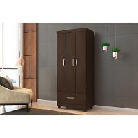 Guarda Roupa 3 Portas e 1 Gaveta Prince Amêndola/Off White - Demóbile - 4