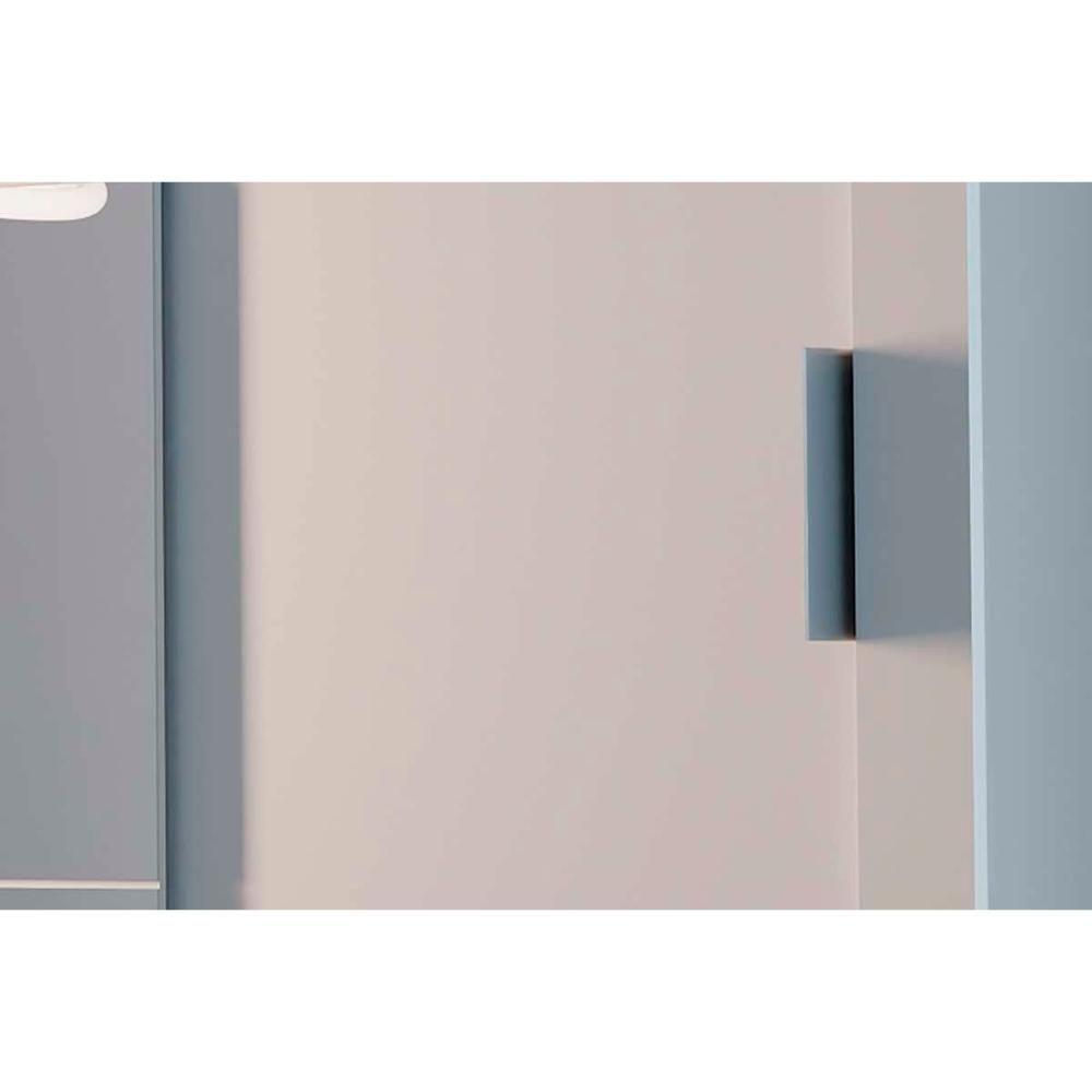 Guarda Roupas 3 Portas de Correr Pérola Polar (3un) + Veneza Luxo + Treliche Plus Branco - Rufato - 8