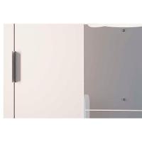 Guarda Roupas 3 Portas de Correr Pérola Polar (3un) + Veneza Luxo + Treliche Plus Branco - Rufato - 6