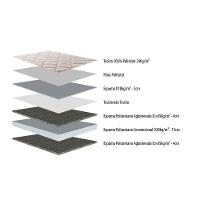 Cama Box Queen: Colchão Anatômico Herval D28/AG65 Joy + Base CRC Suede Clean(158x198) - 3