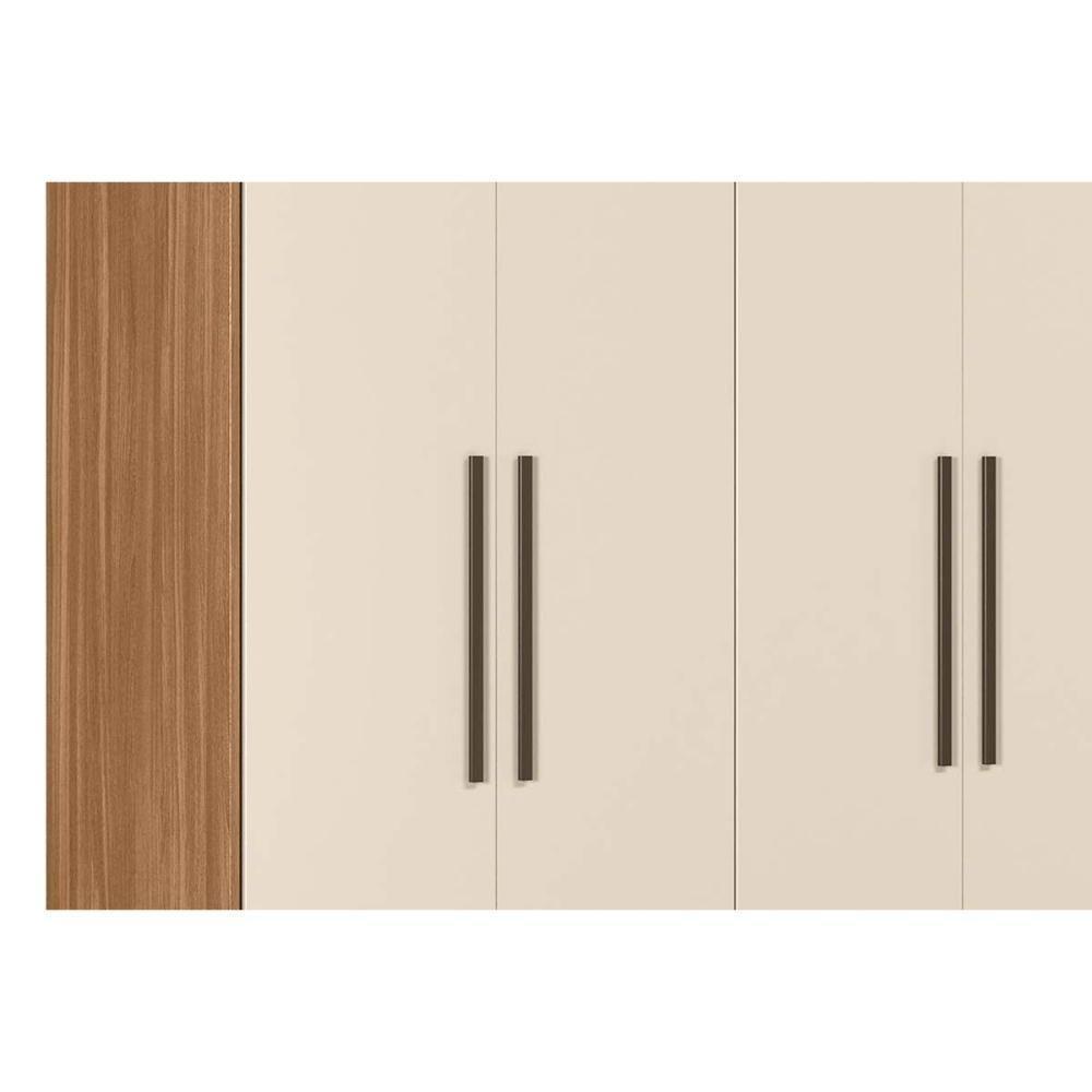 Guarda Roupa 6 Portas 2 Gavetas Venice Branco - Demóbile - 7