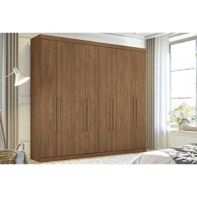 Guarda Roupa 8 Portas e 4 Gavetas Master Vip 8.4 Jatoba - Santos Andirá