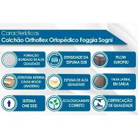 Cama Box Baú Queen: Colchão Ortopédico Orthoflex Foggia Sogni Unic Face + Base CRC Suede Clean(158x198) - 3