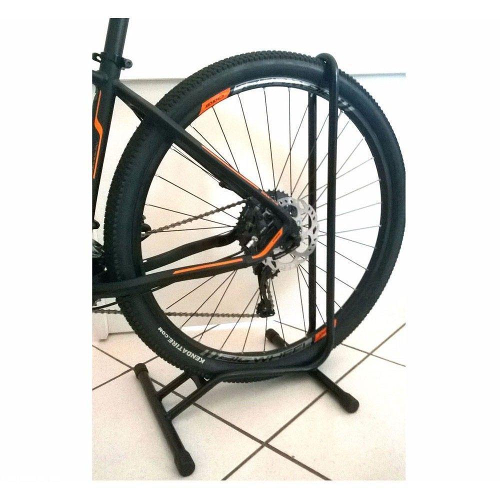 Suporte De Bicicleta P/Chão - Modelo Aro 29 C/ Apoio P/ Duas Bikes - 4