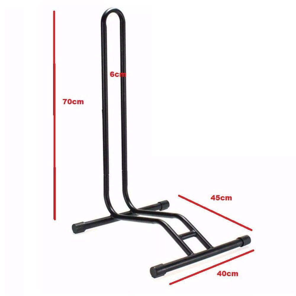 Suporte De Bicicleta P/Chão - Modelo Aro 29 C/ Apoio P/ Duas Bikes - 5