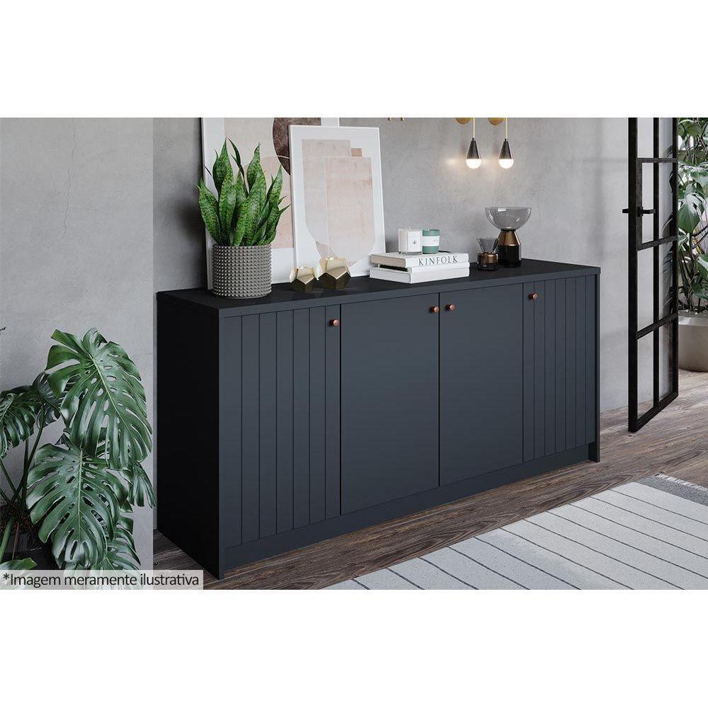 Buffet de Sala Jantar Lia 4 Portas Off White - Cimol - 4