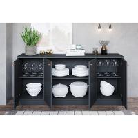 Buffet de Sala Jantar Lia 4 Portas Off White - Cimol - 5