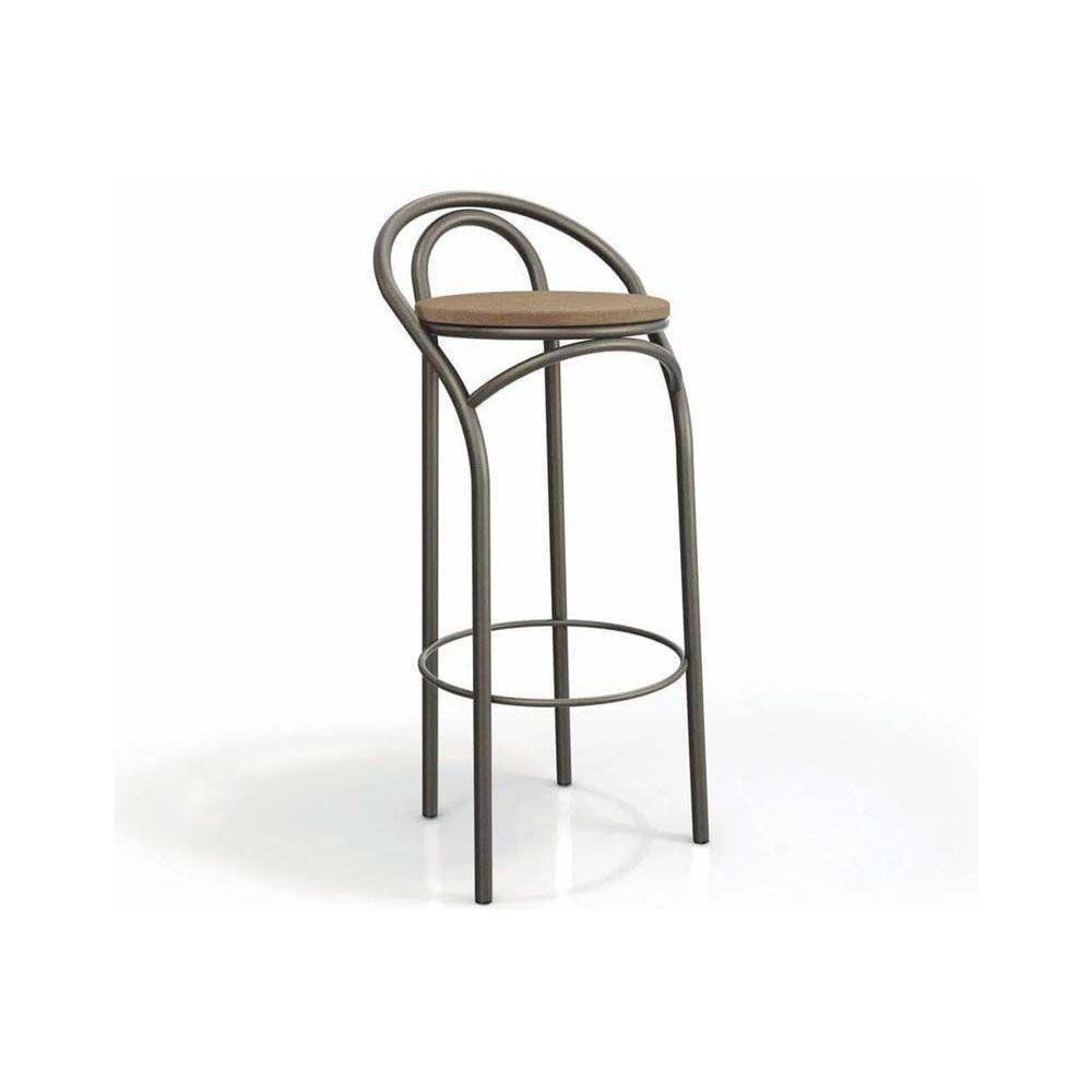 Banqueta Sala de Jantar Dublin 1B706BRZ 1 Un Bronze/Linho Capuccino - Kappesberg - 1