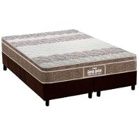 Cama Box Queen: Colchão Anatômico Probel D33/Ep Guarda Costas Próintense Plus + Base Brown(158X198) - 1
