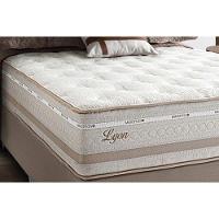 Cama Box Casal: Colchão Molas Herval Maxspring Nesser + Base CRC Courano Clean(138x188) - 5