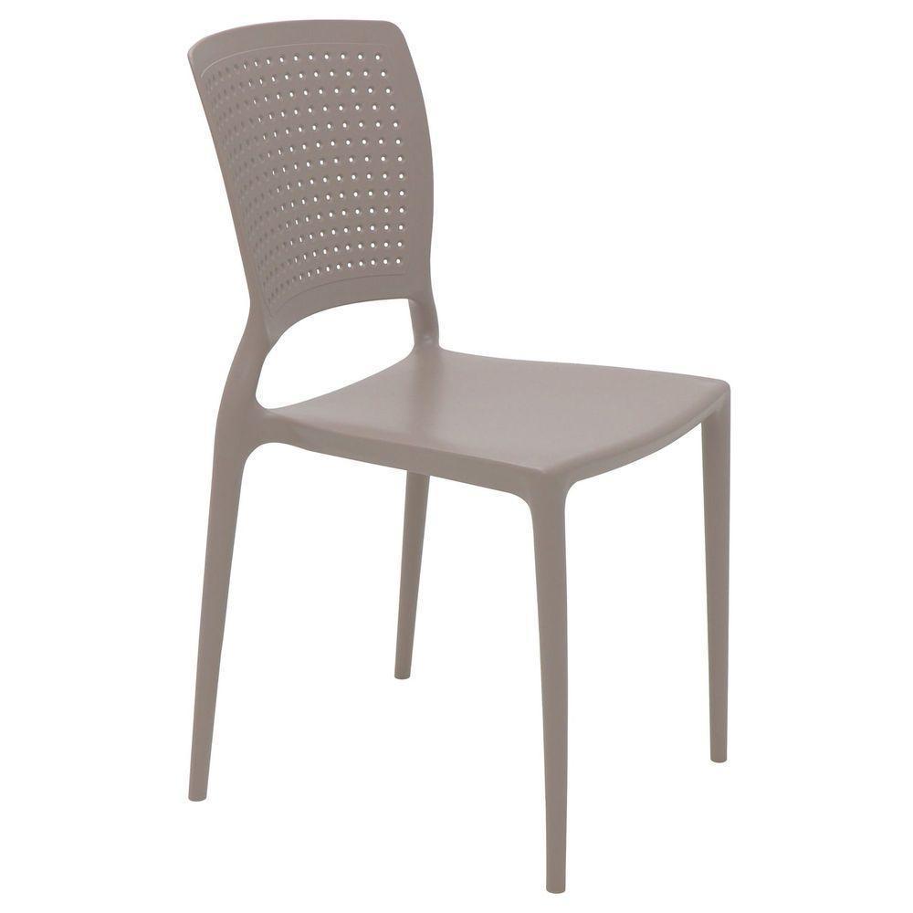 Cadeira Tramontina Safira Em Polipropileno E Fibra De Vidro Camurça Tramontina - 1