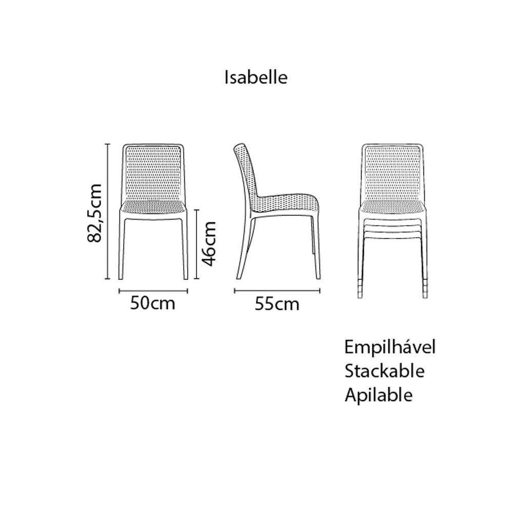Cadeira Tramontina Isabelle Em Polipropileno E Fibra De Vidro Amarelo Tramontina - 8