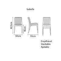 Cadeira Tramontina Isabelle Em Polipropileno E Fibra De Vidro Amarelo Tramontina - 8