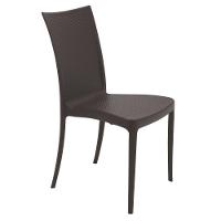 Cadeira Tramontina Laura Ratan Marrom Sem Braços Em Polipropileno E Fibra De Vidro Tramontina - 9