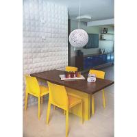 Cadeira Tramontina Alice Polida Sem Braços Em Polipropileno Amarelo Tramontina - 7