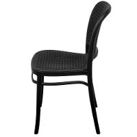 Cadeira Amis Polipropileno Preta Assento Preto - 2