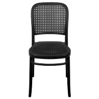 Cadeira Amis Polipropileno Preta Assento Preto - 3