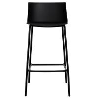 Kit 4 Banquetas Ipanema Alta Fratini 96 Cm (altura) Em Poliuretano (pu) Base Em Aço Preto - 7