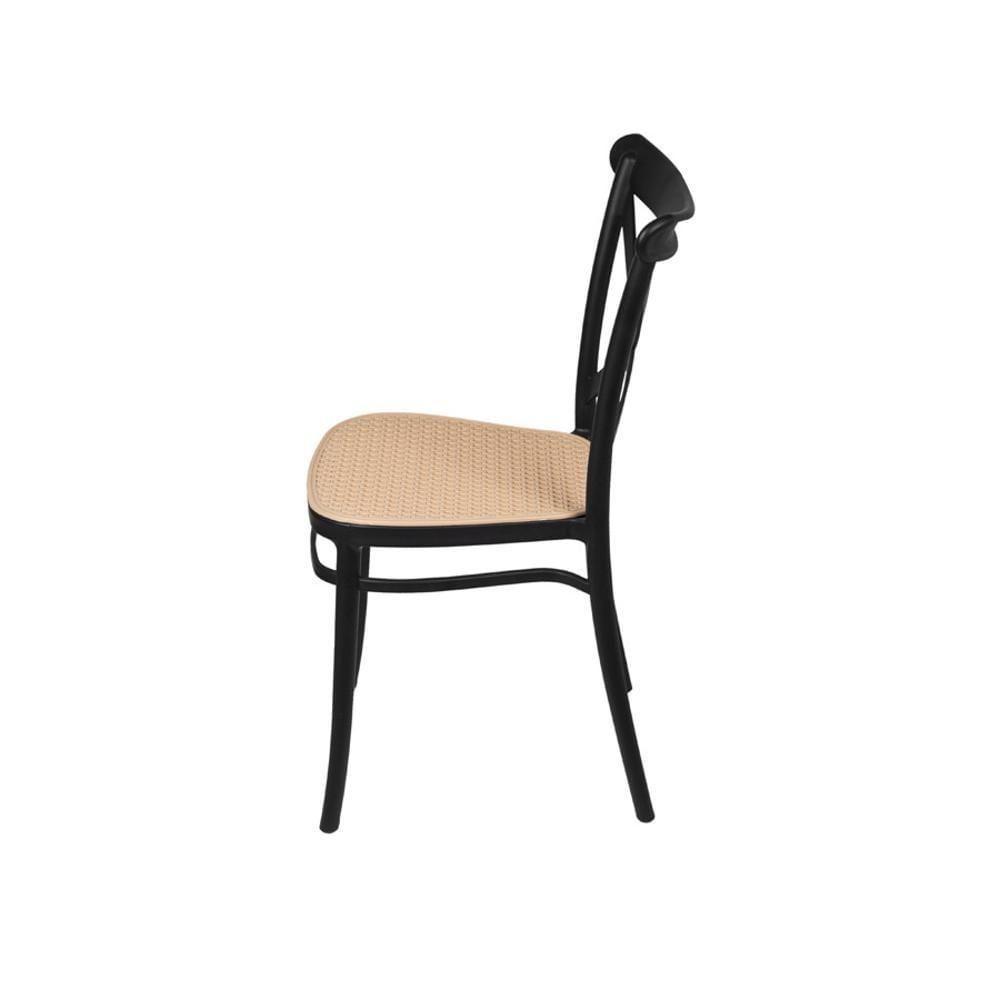 Cadeira Plats Polipropileno Preto - 3