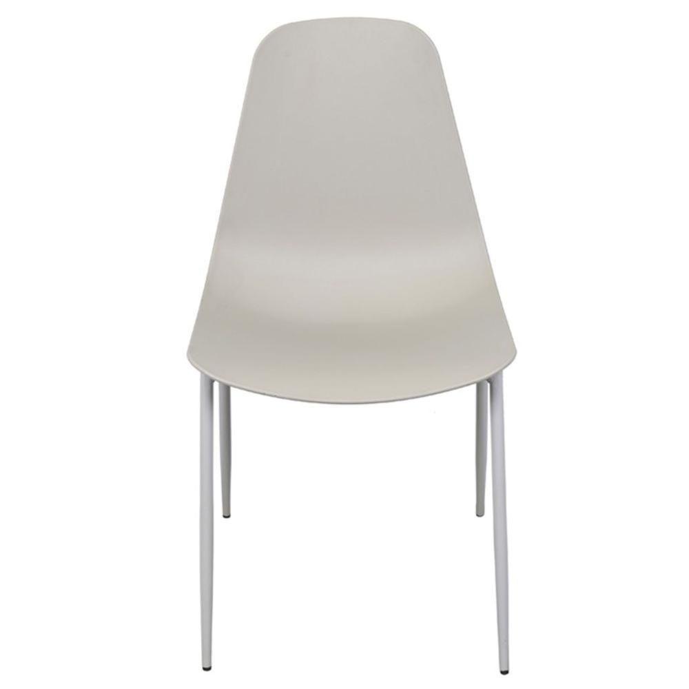 Cadeira Abi Polipropileno Fendi Base Metal - 2