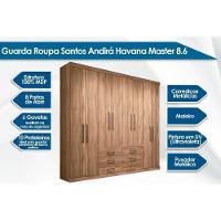 Guarda Roupa Casal 8 Portas e 6 Gavetas Master 8.6 Demolição - Santos Andirá