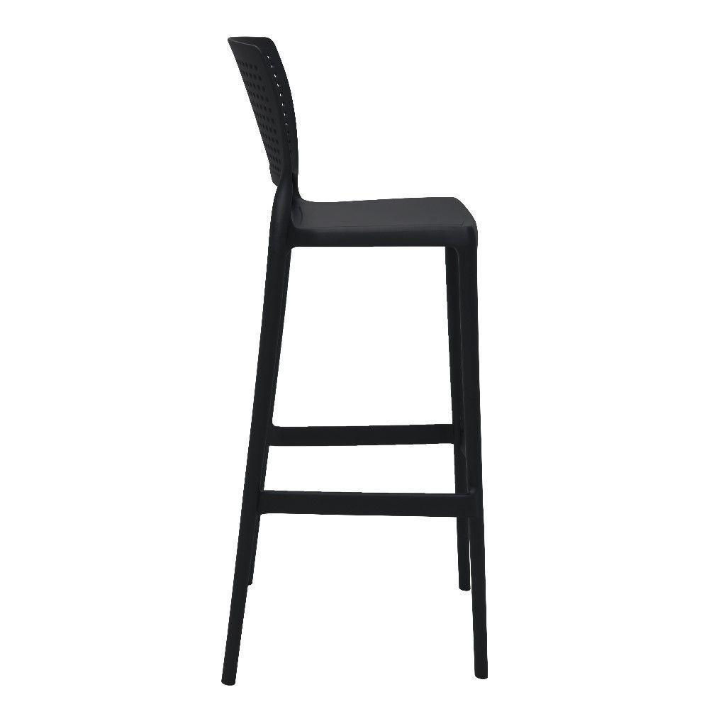 Banqueta Safira Alta Bar Preta Tramontina 92138/009 - 5