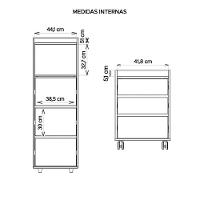 Kit Conjunto Escritório 4 Peças Studio Marrom Caemmun - 2