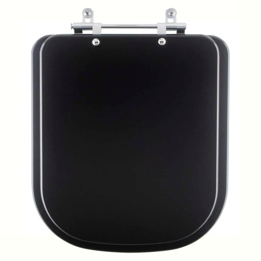 Assento Sanitário Axis ébano Fosco (preto Fosco) Para Vaso Deca - 1