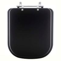 Assento Sanitário Axis ébano Fosco (preto Fosco) Para Vaso Deca - 1